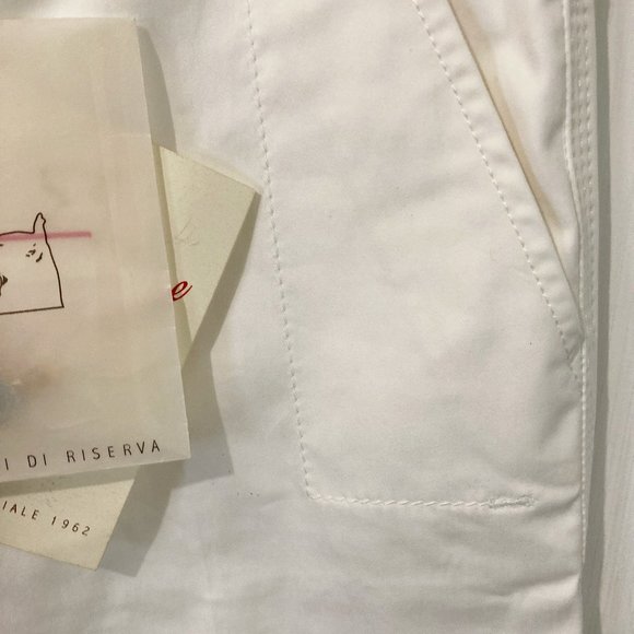 Montecore women's 40 IT double zipper back pocket long fit trouser pants 28x36 - Picture 7 of 8